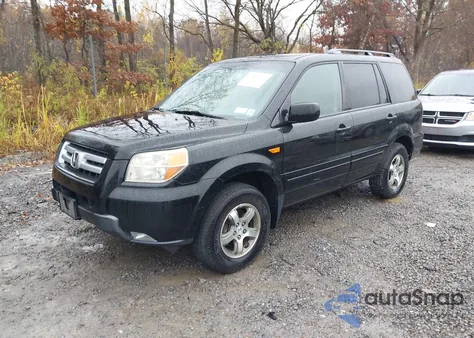 2008 Honda Pilot Ex-L из США, поврежденный, VIN 5FNYF18728B055040